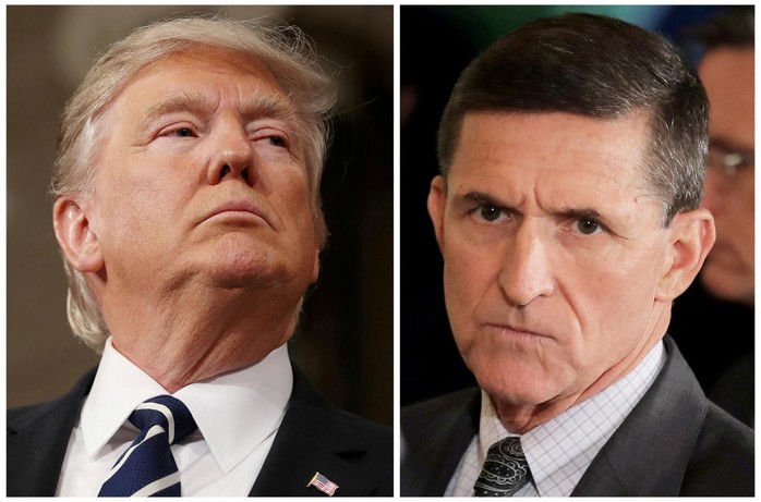 Ông Donald Trump bất ngờ lên tiếng bảo vệ tướng Flynn - Ảnh 1.