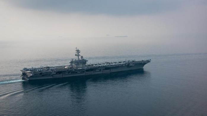 
Tàu sân bay USS Carl Vinson. Ảnh: Reuters
