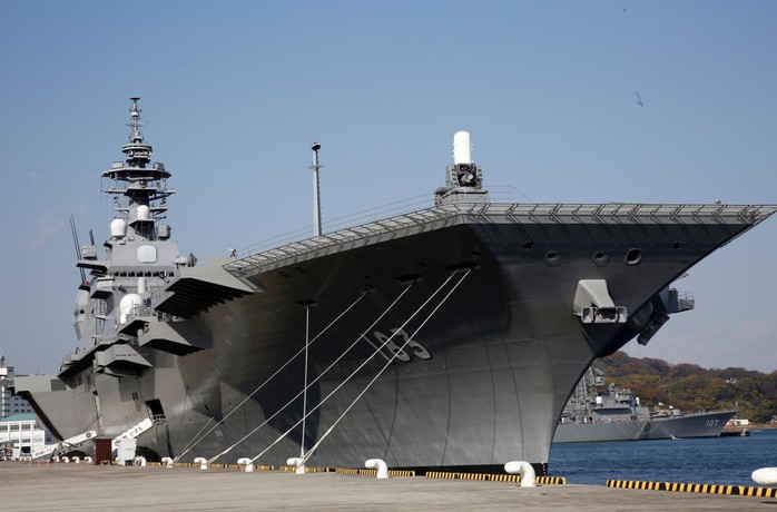 Nhật Bản biến hình tàu sân bay để đón chiến đấu cơ tàng hình? - Ảnh 1.