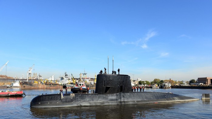 Phát hiện tín hiệu vệ tinh từ tàu ngầm Argentina mất tích - Ảnh 1.
