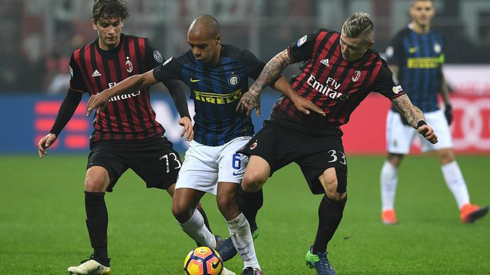 Derby thành Milan là trận cầu đáng chú ý nhất của vòng 32 Serie A