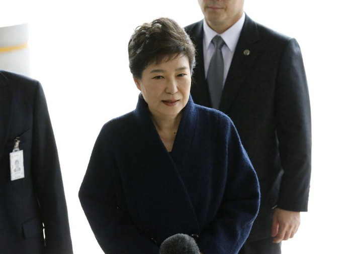 Cựu Tổng thống Hàn Quốc Park Geun-hye chính thức bị truy tố Ảnh: AP