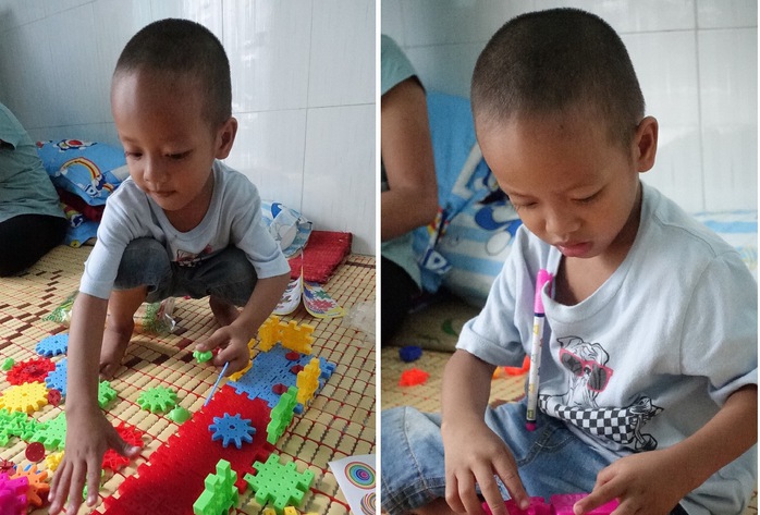 Bé Đạt xếp dép và mẹ đầy ắp niềm vui từ căn phòng trọ nhỏ và gia đình lớn Vinamilk - Ảnh 2.