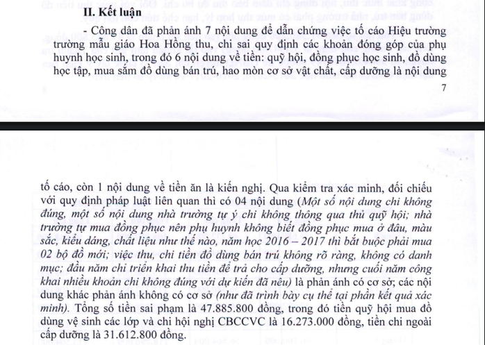 Yêu cầu xử lý hiệu trưởng sai phạm tài chính - Ảnh 1.