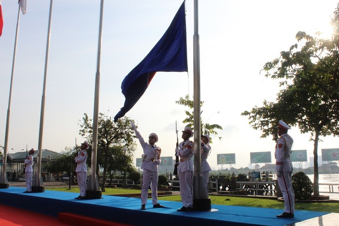 TP HCM long trọng tổ chức lễ thượng cờ ASEAN - Ảnh 2.