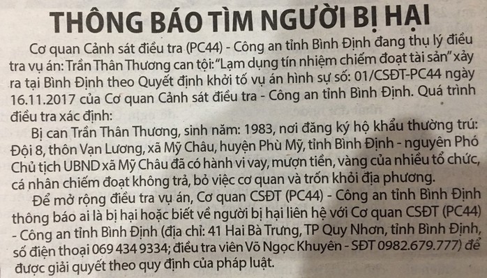 Chiếm đoạt tiền để đánh bạc, phó chủ tịch xã bỏ trốn - Ảnh 1.