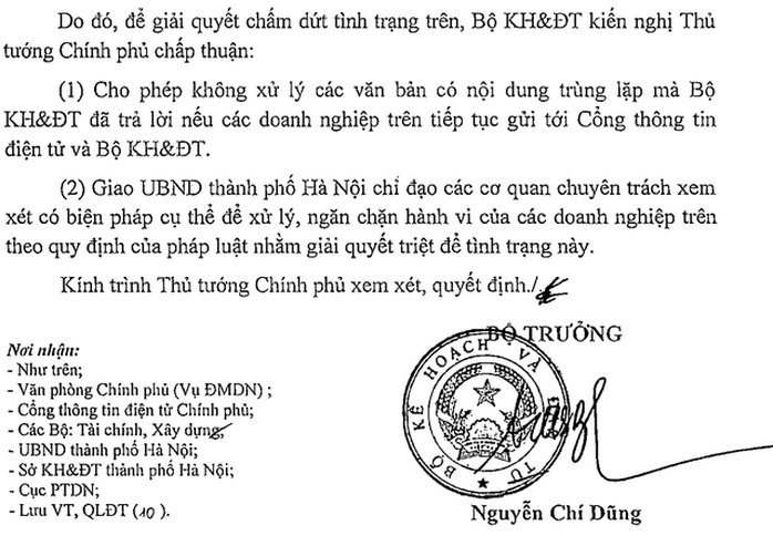 Doanh nghiệp vu khống Bộ Kế hoạch - Đầu tư lên tiếng - Ảnh 2.