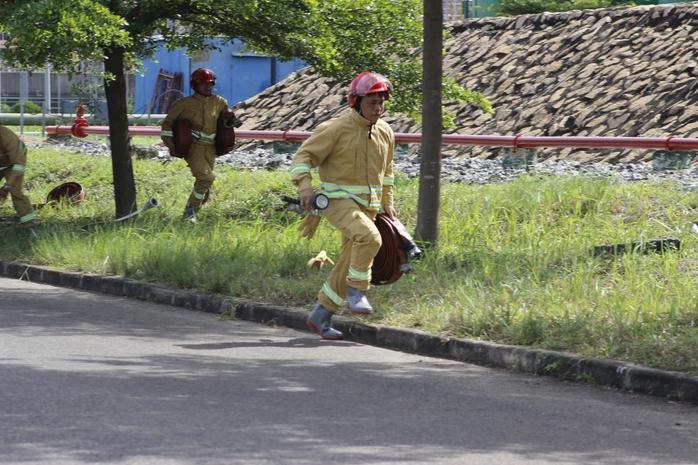 3 tỉnh, thành diễn tập chữa cháy tại Nhiệt điện Phú Mỹ - Ảnh 3.