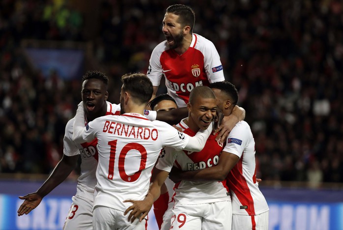 Monaco là hiện tượng lớn nhất của Champions League mùa này.Ảnh: REUTERS