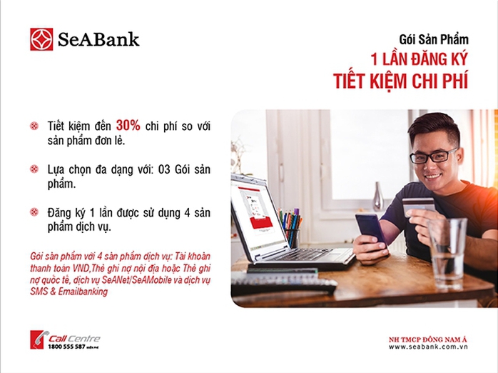 SeABank ra mắt gói sản phẩm tiện ích cho khách hàng - Ảnh 1.