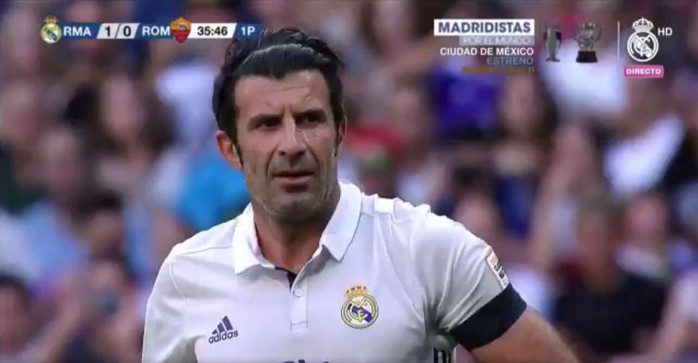 Figo lập siêu phẩm trong ngày trở lại Bernabeu - Ảnh 1.