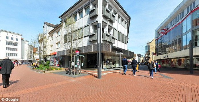 
Trung tâm thị trấn Giessen, Đức. Ảnh: Google
