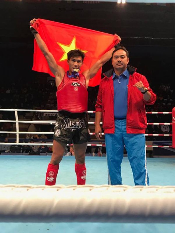 Muay Việt Nam đoạt 2 HCV thế giới - Ảnh 1.