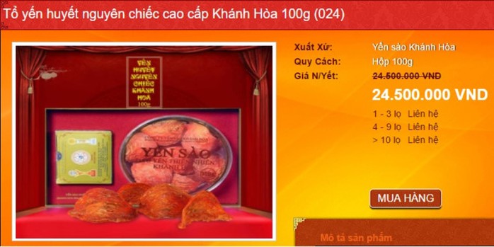 Yến huyết hàng trăm triệu/kg, vì sao khách mua bao nhiêu cũng có? - Ảnh 2. Yến huyết hàng trăm triệu/kg, vì sao khách mua bao nhiêu cũng có? - Ảnh 2.