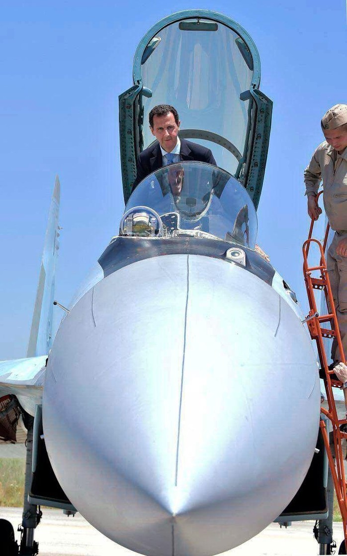 Ông Assad cưỡi chiến đấu cơ SU-35 tại căn cứ không quân Nga - Ảnh 3.