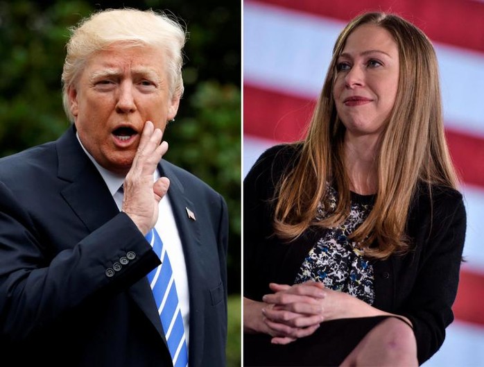 Vụ Ivanka thay cha dự họp: Ông Donald Trump và Chelsea Clinton đấu khẩu - Ảnh 1.