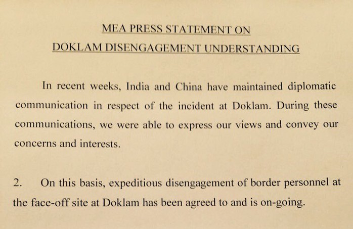 Ấn Độ tuyên bố rút quân, Trung Quốc hài lòng - Ảnh 1.