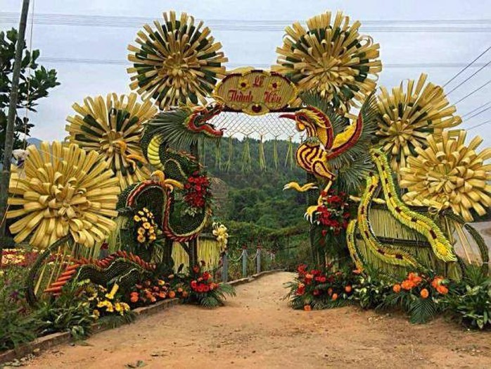 Chùm ảnh: Về miền Tây dự đám cưới có cổng lá dừa - Ảnh 1. Chùm ảnh: Về miền Tây dự đám cưới có cổng lá dừa - Ảnh 1.
