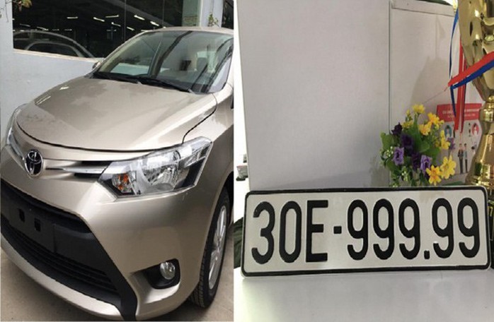 Bốc được biển ngũ quý, Toyota Vios bán gấp 3 lần giá mua - Ảnh 1. Bốc được biển ngũ quý, Toyota Vios bán gấp 3 lần giá mua - Ảnh 1.