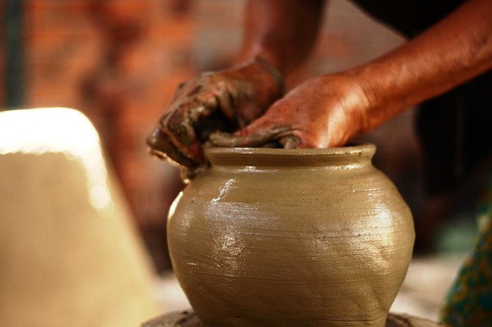 Độc đáo nghệ thuật làm gốm ở Bàu Trúc - Ảnh 4.