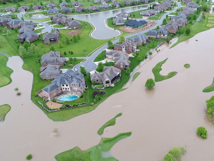 Hình ảnh lũ lụt tại khu vực Ozark ở bang Missouri. Ảnh: ABC News