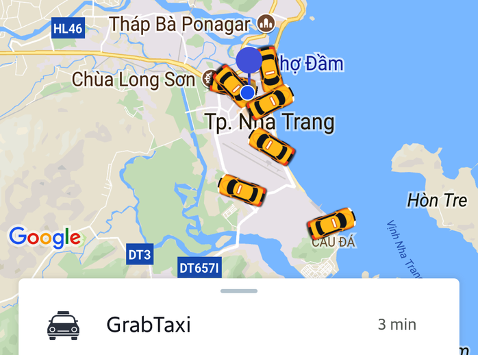 Cấm cửa Grab tại Khánh Hòa - Ảnh 1.