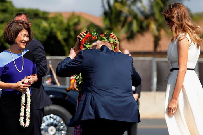 Ông Donald Trump đến Hawaii, hướng tới 13 ngày ở châu Á - Ảnh 3.