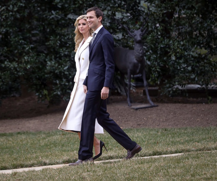 Cô Ivanka Trump và chồng, cặp đôi quyền lực mới tại Nhà Trắng Ảnh: The New York Times