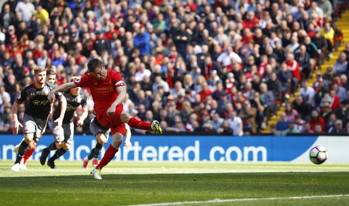 Milner đá hỏng 11 m, Liverpool chia điểm Southampton - Ảnh 1.