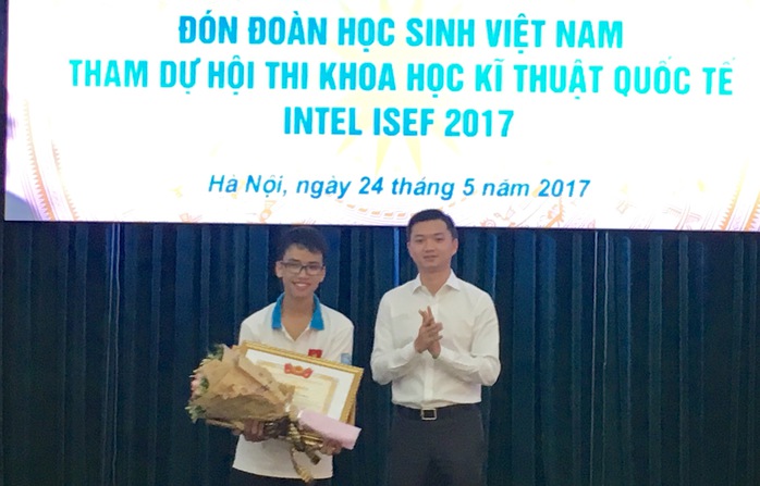 Việt Nam là một trong 3 nước dẫn đầu tại cuộc thi khoa học kỹ thuật quốc tế - Ảnh 1.
