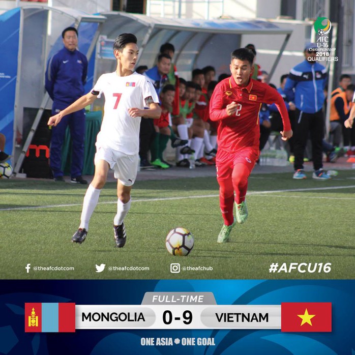 Thắng đậm Mông Cổ, U16 Việt Nam vẫn phải hạ Úc - Ảnh 1.