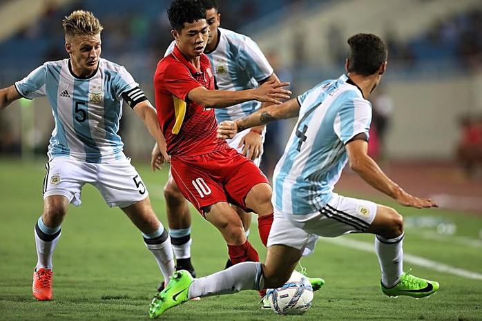 U22 Việt Nam không ghi nổi bàn danh dự trước U20 Argentina - Ảnh 4.