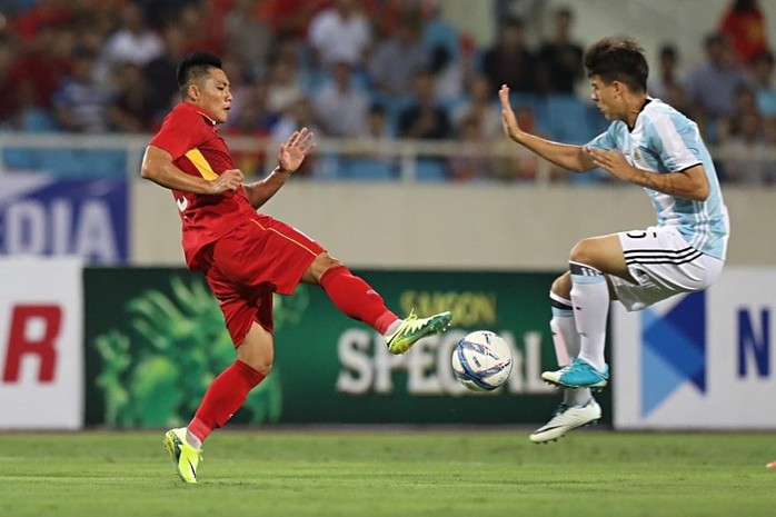 U22 Việt Nam không ghi nổi bàn danh dự trước U20 Argentina - Ảnh 7.