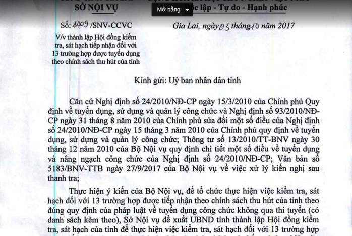 Cán bộ tuyển dụng sai ở Gia Lai: Nhiều người là con, cháu lãnh đạo - Ảnh 2.