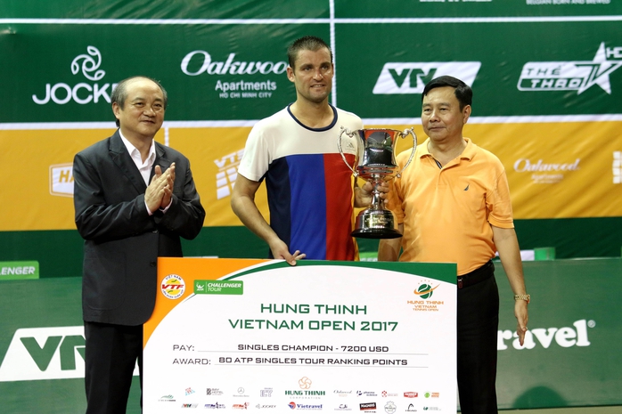 Youzhny vô địch Giải Việt Nam mở rộng 2017 - Ảnh 1.