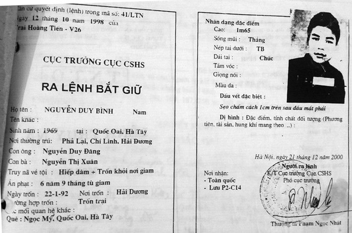 Kẻ trốn truy nã 25 năm bị bắt tại nhà người tình - Ảnh 1. Kẻ trốn truy nã 25 năm bị bắt tại nhà người tình - Ảnh 1.
