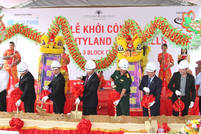 Khởi công block cuối dự án căn hộ Cityland Park Hills - Ảnh 1. Khởi công block cuối dự án căn hộ Cityland Park Hills - Ảnh 1.