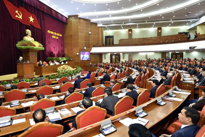 Tổng Bí thư phát biểu khai mạc Hội nghị Trung ương 8 - Ảnh 1.