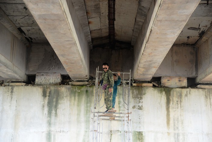 Sửa chữa 2 cầu bị thấm nước mưa trên đường cao tốc Đà Nẵng – Quảng Ngãi - Ảnh 3.