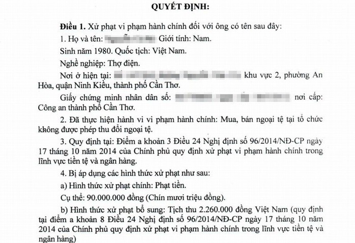 Vụ đổi 100 USD bị phạt 90 triệu: Tang vật xử lý ra sao? - Ảnh 2.