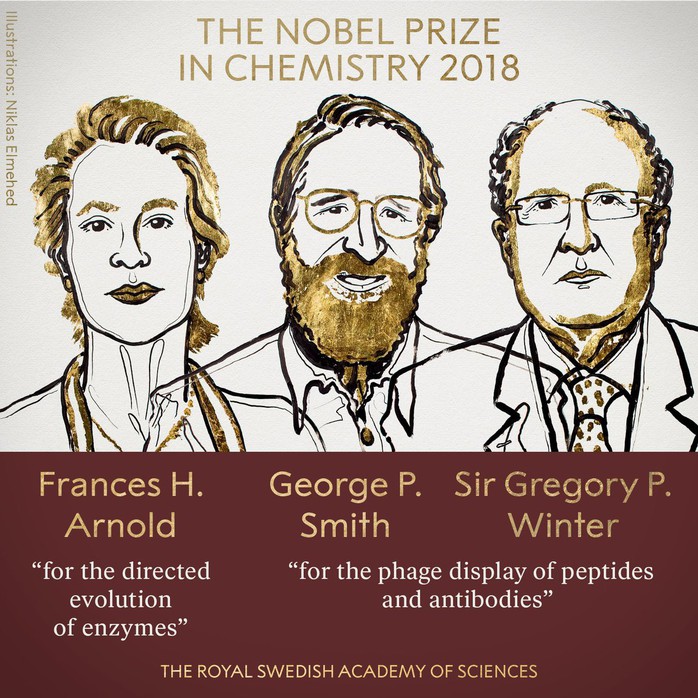 Nobel Hóa học 2018 vinh danh 3 nhà khoa học tiến hóa - Ảnh 2.