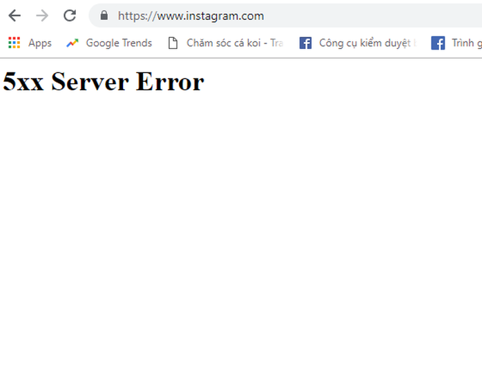 Instagram bị sập trên toàn cầu - Ảnh 1.