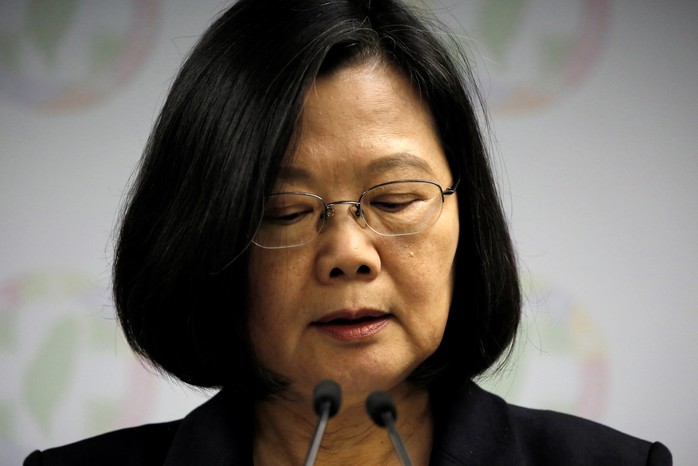 Bà Thái Anh Văn từ chức lãnh đạo đảng cầm quyền Đài Loan - Ảnh 2.