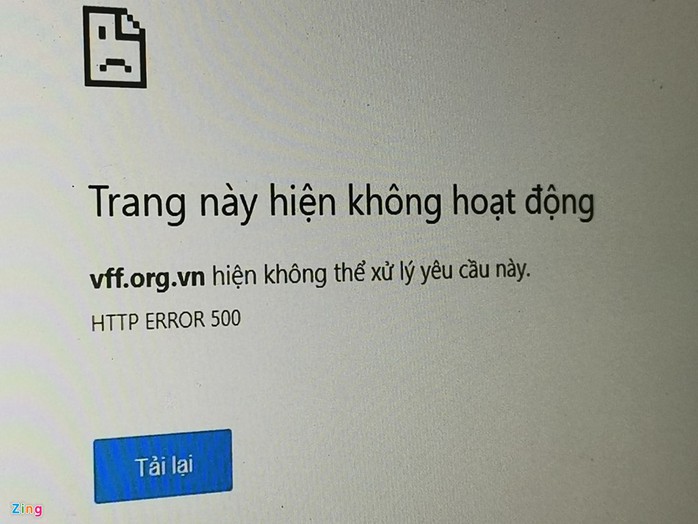 Website bán vé kiểu của VFF giá chưa tới 20 triệu đồng - Ảnh 2.