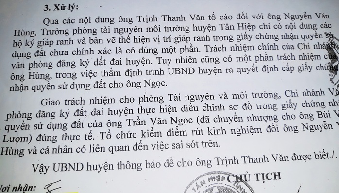 Kiểm điểm rút kinh nghiệm trưởng Phòng TN-MT bị tố có nhiều sai phạm - Ảnh 2.