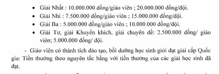 Đoạt HCV quốc tế, học sinh TP HCM được thưởng 50 triệu đồng - Ảnh 2.