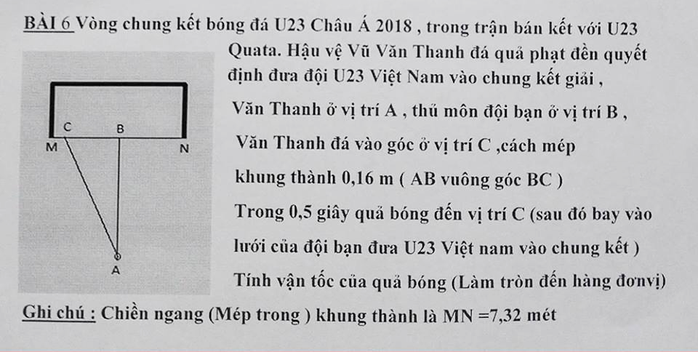 Nhiều đề thi môn Văn, Toán ăn theo U23 Việt Nam - Ảnh 7.