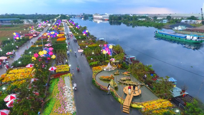 Khai mạc Chợ Hoa Xuân Bình Điền - Ảnh 3. Khai mạc Chợ Hoa Xuân Bình Điền - Ảnh 3.