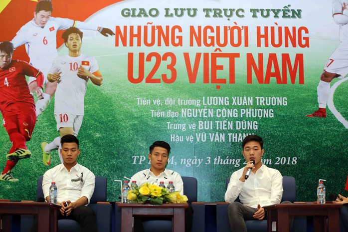 Giao lưu với các tuyển thủ U23 Việt Nam: Tình đoàn kết làm nên chiến tích lịch sử - Ảnh 1.