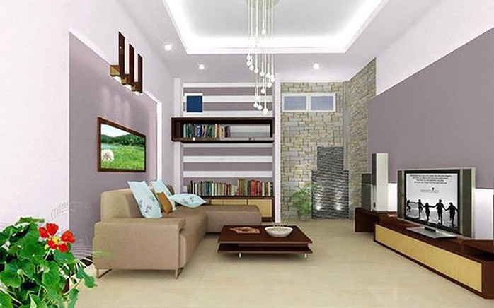 Những mẹo nhỏ cực hay giúp mở rộng phòng khách nhà ống - Ảnh 3. Những mẹo nhỏ cực hay giúp mở rộng phòng khách nhà ống - Ảnh 3.